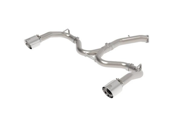 Takeda 3 IN to 2-1/2 IN 304 Stainless Steel Axle-Back Exhaust Kia Forte GT 20-21 L4-1.6L (t)