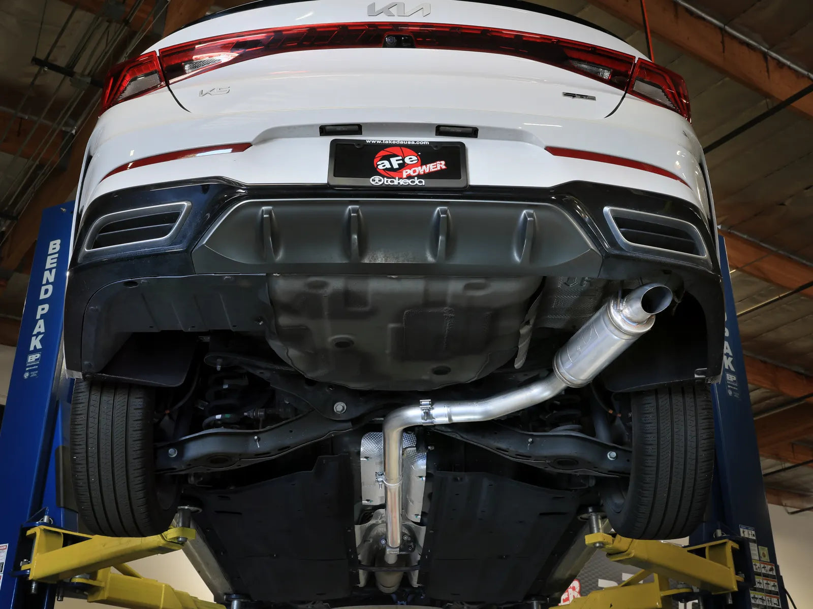 Takeda 2-1/2 IN 304 Stainless Steel Cat-Back Exhaust System Kia K5 21-24 L4-1.6L (t) FWD