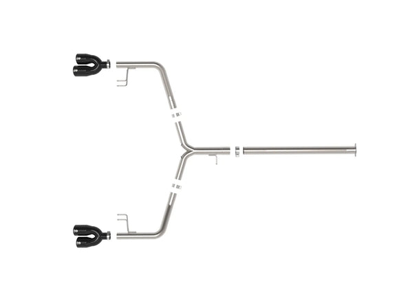 Takeda 3 IN to 2-1/2 IN 304 Stainless Steel Axle-Back Exhaust System Kia K5 GT 21-24 L4-2.5L (t)