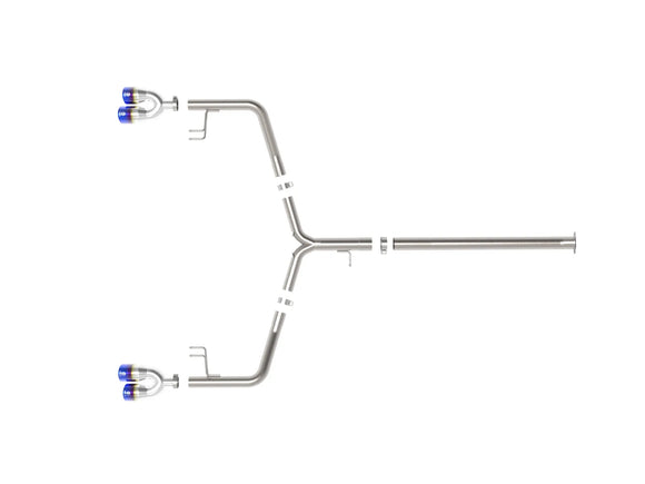 Takeda 3 IN to 2-1/2 IN 304 Stainless Steel Axle-Back Exhaust System Kia K5 GT 21-24 L4-2.5L (t)