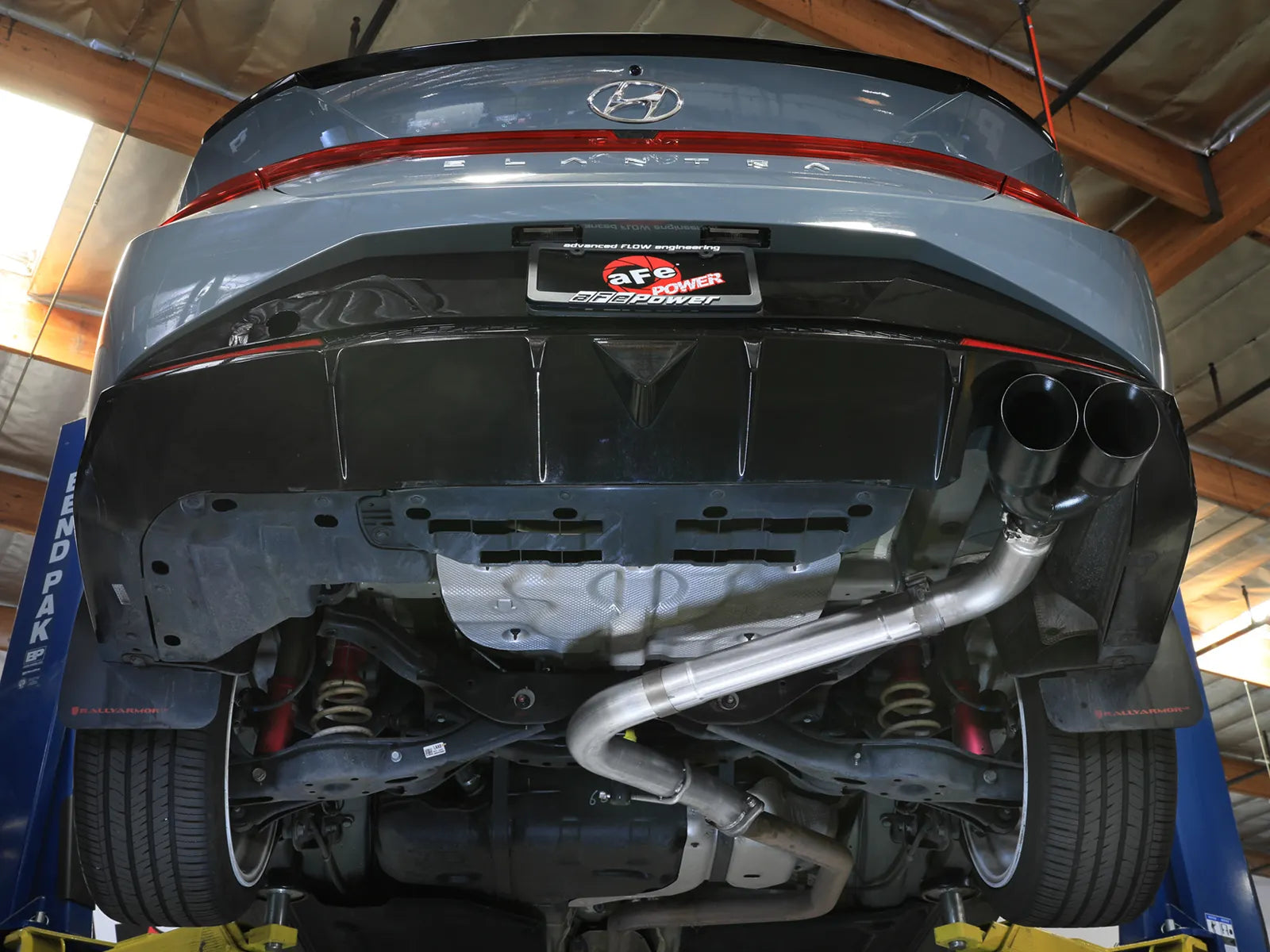 Takeda 3 IN 304 Stainless Steel Axle-Back Exhaust System Hyundai Elantra N Line 21-25 L4-1.6L (t)