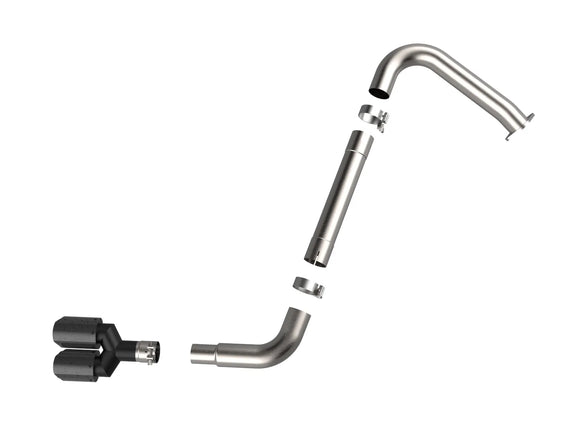 Takeda 3 IN 304 Stainless Steel Axle-Back Exhaust System Hyundai Elantra N Line 21-25 L4-1.6L (t)