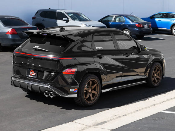 Takeda 2-1/2 IN 304 Stainless Steel Axle-Back Exhaust System Hyundai Kona N Line 24-25 L4-1.6L (t) FWD