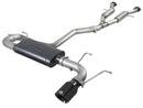 aFe Large Bore HD 3in 304 SS Cat-Back Exhaust w/ Black Tips 14-19 Jeep Grand Cherokee (WK2) V6-3.6L-1