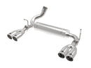 aFe Vulcan Series 2.5in 304 SS Axle-Back Exhaust Polished 07-18 Jeep Wrangler (JK) V6-3.6/3.8L-1