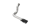 aFe 20-21 Jeep Wrangler Large Bore-HD 3in 304 Stainless Steel DPF-Back Exhaust System - Black Tip-1
