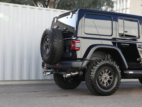 aFe Vulcan Series 2.5in 304SS Cat-Back Exhaust 2021+ Jeep Wrangler 392 6.4L