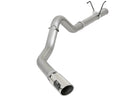 aFe LARGE BORE HD 4in 409-SS DPF-Back Exhaust w/Polished Tip 07.5-12 Dodge Diesel Trucks L6-6.7L(td)-1