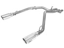 aFe MACHForce XP DPF-Back Exhaust 3in SS w/ 6in Polished Tips 2014 Dodge Ram 1500 V6 3.0L EcoDiesel-1