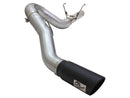 aFe MACHForce XP Exhaust Large Bore 5in DPF-Back SS 13-15 Dodge Trucks L6-6.7L (td) *Black Tip-1