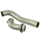 Large Bore-HD 4 IN 409 Stainless Steel Downpipe Ford Diesel Trucks 08-10 V8-6.4L (td)-1