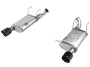 aFe MACHForce XP Exhaust 11-14 Ford Mustang GT V8-5.0L 3in. Stainless Steel Axle-Back w/Black Tips-1