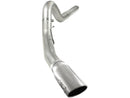 aFe MACHForce XP 5in DPF-Back Stainless Steel Exh Sys, polished tip,Ford Diesel Trucks 08-10 V8-6.4L-1