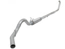 Large Bore-HD 5 IN 409 Stainless Steel Turbo-Back Exhaust System w/ Muffler Ford Diesel Trucks 99-03 V8-7.3L (td)-1