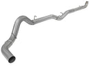 Large Bore-HD 5 IN 409 Stainless Steel Downpipe-Back Exhaust System w/o Muffler GM Diesel Trucks 02-04 V8-6.6L (td) LB7-1