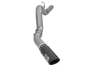 aFe LARGE Bore HD 5in Exhausts DPF-Back SS w/ Black Tips 16-17 GM Diesel Truck V8-6.6L (td) LML/L5P-1