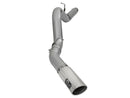 aFe LARGE Bore HD 5in Exhausts DPF-Back SS w/ Pol Tips 16-17 GM Diesel Truck V8-6.6L (td) LML/L5P-1