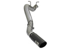aFe LARGE BORE HD 5in 409-SS DPF-Back Exhaust w/Black Tip 2017 GM Duramax V8-6.6L (td) L5P-1