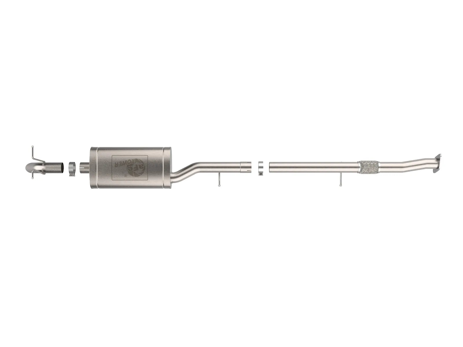 ROCK BASHER 3 IN 409 Stainless Steel Cat-Back Exhaust System GM Colorado/Canyon 23-25 L4-2.7L (t)