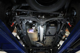 ROCK BASHER 2-1/2 IN 409 Stainless Steel Axle-Back Exhaust System Toyota Tacoma 24-25 L4-2.4L (t) - 0