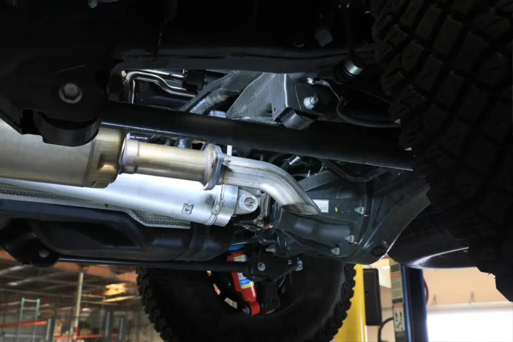 ROCK BASHER 2-1/2 IN 409 Stainless Steel Axle-Back Exhaust System Toyota Tacoma 24-25 L4-2.4L (t)