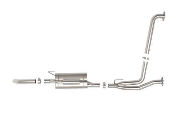 ROCK BASHER 2-1/2 IN 409 Stainless Steel Cat-Back Exhaust System Nissan Frontier 22-26 V6-3.8L