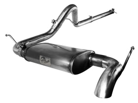 MACH Force-Xp 2-1/2 IN 409 Stainless Steel Cat-Back Hi-Tuck Exhaust System Jeep Wrangler (JK) 07-11 V6-3.8L