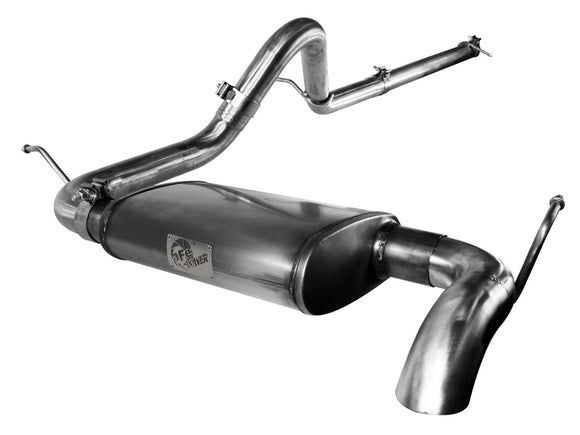 MACH Force-Xp 2-1/2 IN 409 Stainless Steel Cat-Back Hi-Tuck Exhaust System Jeep Wrangler (JK) 07-11 V6-3.8L