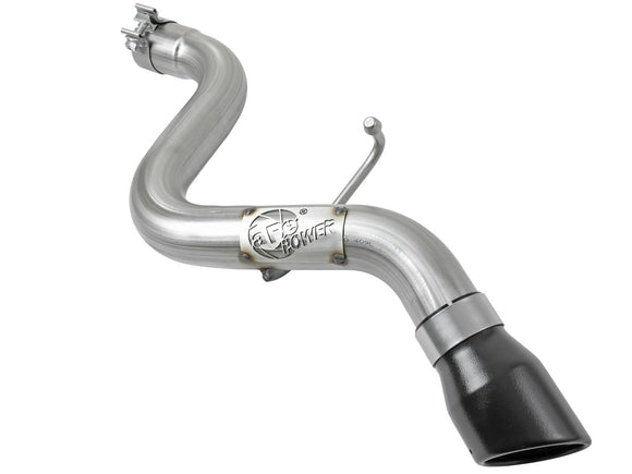 aFe MACH Force-Xp Axle-Back Exhaust System w/Black Tip 18-20 Jeep Wrangler L4-2.0T / V6-3.6L