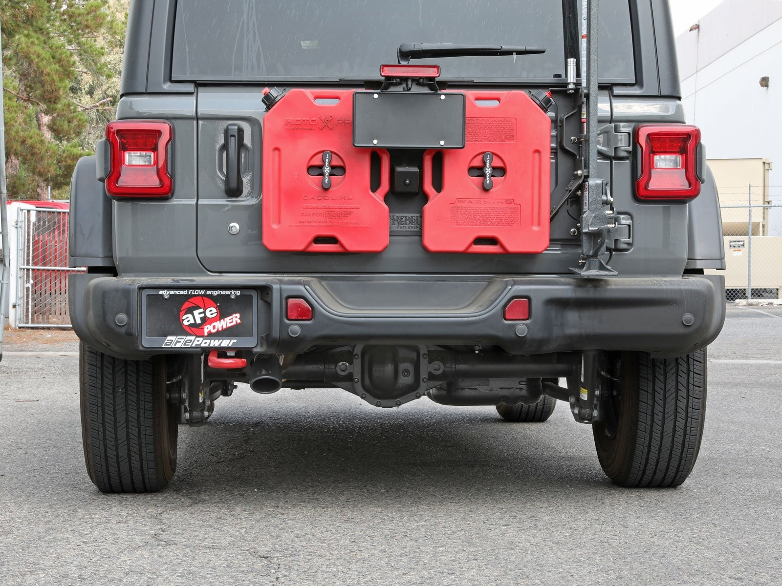 MACH Force-Xp 409 Stainless Steel Axle-Back Exhaust System w/Black Tip Jeep Wrangler (JL) 18-20 L4-2.0L (t) / V6-3.6L