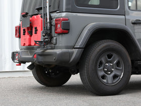 aFe MACH Force-Xp Axle-Back Exhaust System w/Black Tip 18-20 Jeep Wrangler L4-2.0T / V6-3.6L - 0