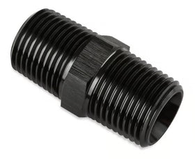 Mr. Gasket 1/8 Inch NPT T0 1/8 Inch NPT Male Coupling - Black
