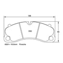 PAGID U-4924 Yellow Racing Pad - RS29 Compound-1