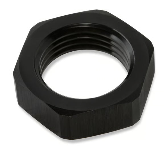 Mr. Gasket -8 AN Bulkhead Nut - Black