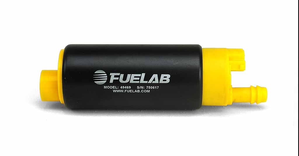 Fuelab 494 High Output In-Tank Electric Fuel Pump - 340 LPH Center Offset (GM Application)