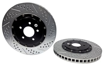 Baer EradiSpeed+ Fits 2007-12 Ford Mustang GT500 (Does NOT fit 2013-14 GT500), 2011-14 GT w/Performance Package & 2012-13 Boss 302, all w/4-piston Brembo Caliper