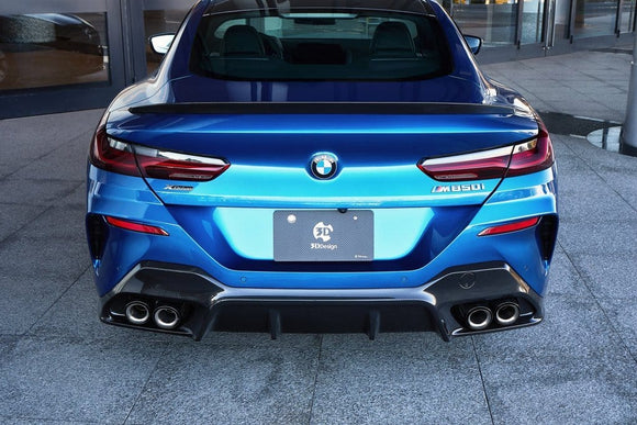 3D Design - 8 Series G14 / G15 M-Sport Rear Diffuser Carbon