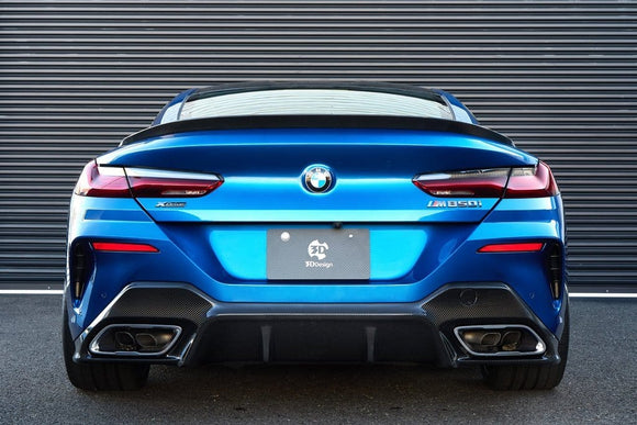 3D Design - 8 Series G14 / G15 M-Sport Rear Diffuser Carbon