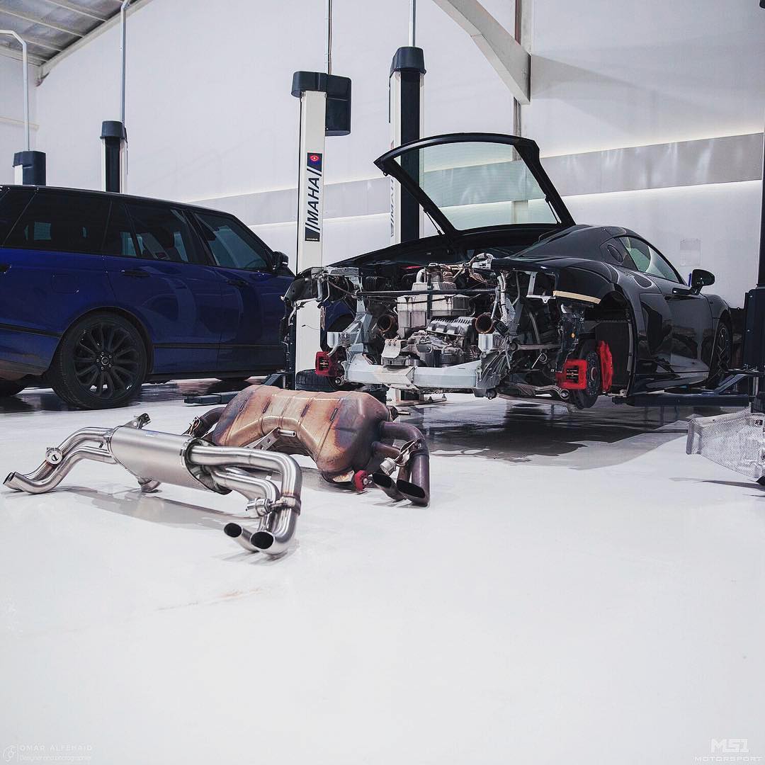 Audi R8 V10 (without GPFs) Active Titan Sport Exhaust (2020 on USA/ROW Spec)