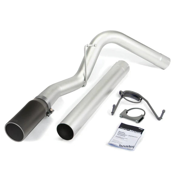 Banks Power 10-13 Dodge 6.7L CCLB Monster Exhaust System - SS Single Exhaust w/ Black Tip