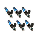 Injector Dynamics 1340cc Injectors - 60mm Length - 11mm Blue Top - 14mm Lower O-Ring (Set of 6)-1