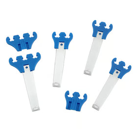 Mr. Gasket Standard Wire Loom Kit - Chrome / Blue