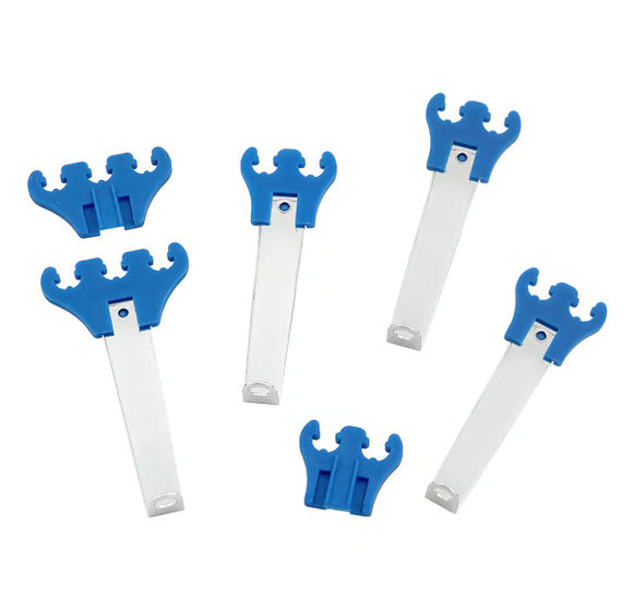 Mr. Gasket Standard Wire Loom Kit - Chrome / Blue