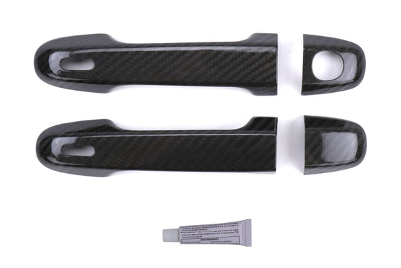 OLM Dry Carbon Fiber Door Handle Cover - 2013 FT86-Gloss Carbon Fiber