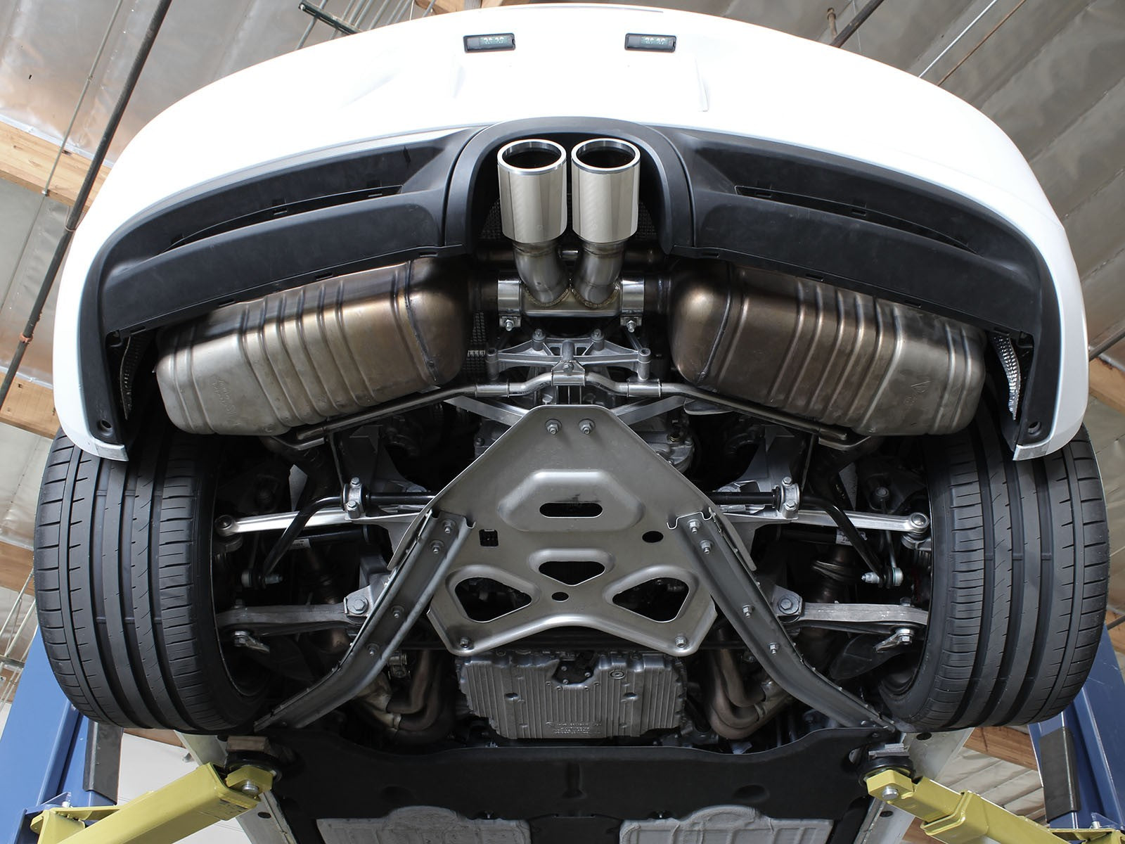 aFe Power 13-14 Porsche Cayman S / Boxster S Polish Exhaust Tip Upgrade - 0