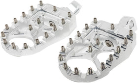 Bikers Choice Male Mount BMX Style Silver Footpegs Pr - 485215