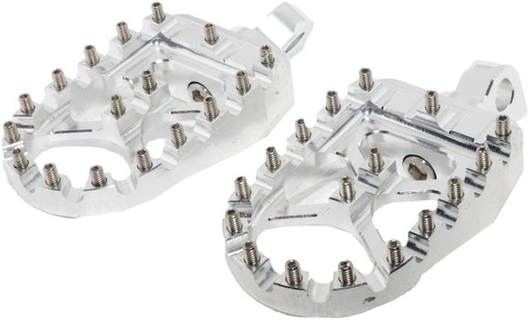 Bikers Choice Male Mount BMX Style Silver Footpegs Pr - 485215
