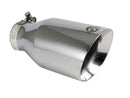 MACH Force-Xp 304 Stainless Steel Clamp-on Exhaust Tip Polished 2-1/2 IN Inlet x 4-1/2 IN Outlet x 9 IN L-1