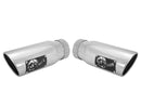 aFe MACHForce-XP 304 Stainless Steel Polished Exhaust Tip 3.5in x 4.5in Out x 12in L Clamp-On-1