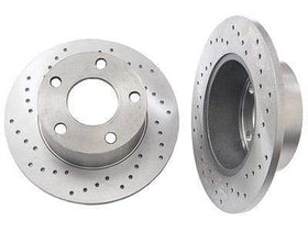 Rear Rotors (Cross-Drilled) | FWD Passat 98-05